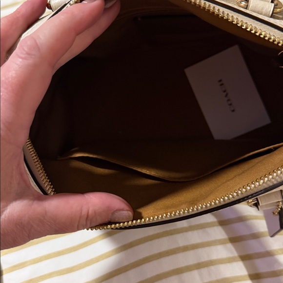 Coach Beige Signature Canvas Satchel with Matching Wristlet and Wallet - Picture 6 of 13